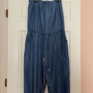 Chambray jumpsuit